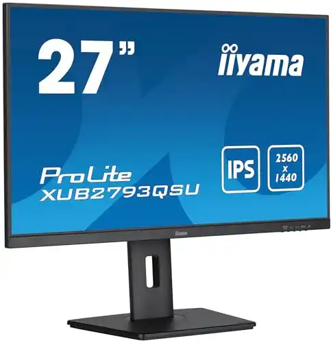 Iiyama Prolite XUB2793QSU-B7 27 Zoll IPS Monitor mit WQHD und 100Hz