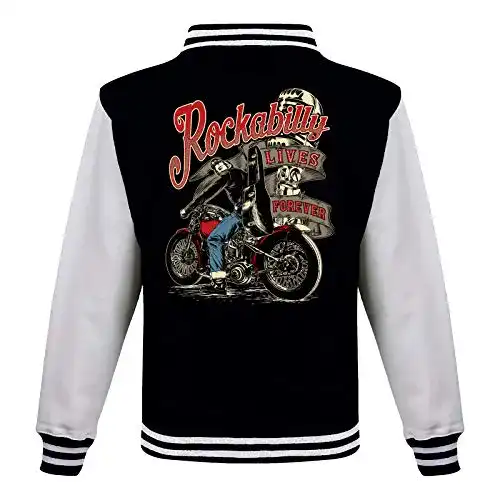 Collegejacke Gasoline Bandit Rockabilly Baseballjacke