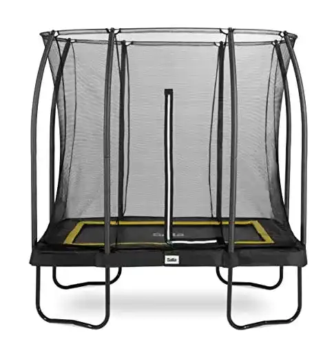 Rechteckiges Trampolin Salta Comfort Edition mit Sicherheitsnetz