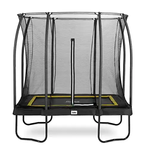 Rechteckiges Trampolin Salta Comfort Edition mit Sicherheitsnetz