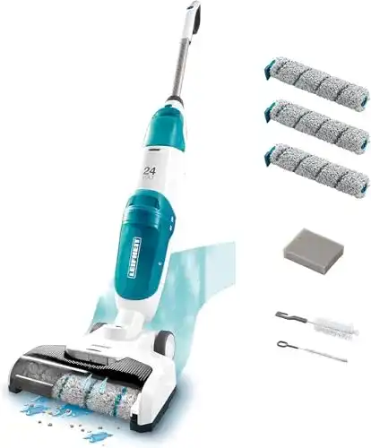 Akku-Saugwischer Leifheit Regulus Aqua PowerVac Set mit Zubehör
