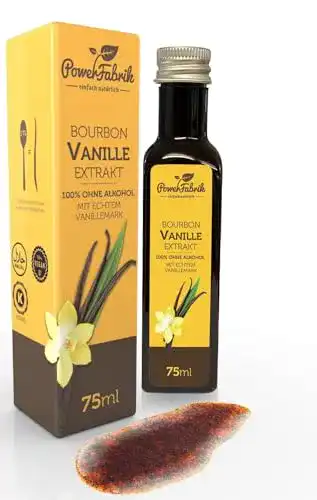 Vanilleextrakt aus Madagaskar – 75ml Bourbon Vanille Essenz alkoholfrei