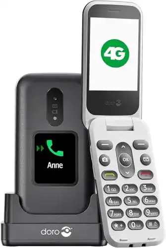 Doro 2880 Klapphandy für Senioren mit 4G, externem Display und Notruftaste