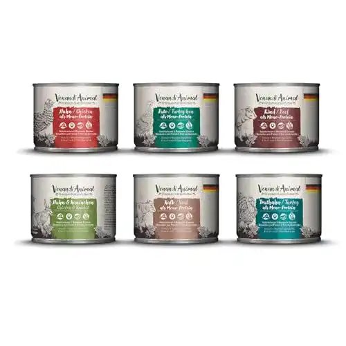 Venandi Katzenfutter Animal, Premium Nassfutter für Katzen