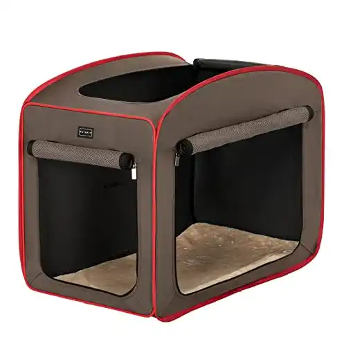 Faltbare Hundebox von Petsfit für den sicheren Transport von Hunden