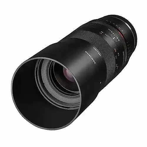 Makroobjektiv Samyang MF 100mm F2.8 für Sony E Vergleich
