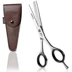 Effilierschere YUMAYA ® in Friseur Profi Qualität, Edelstahl
