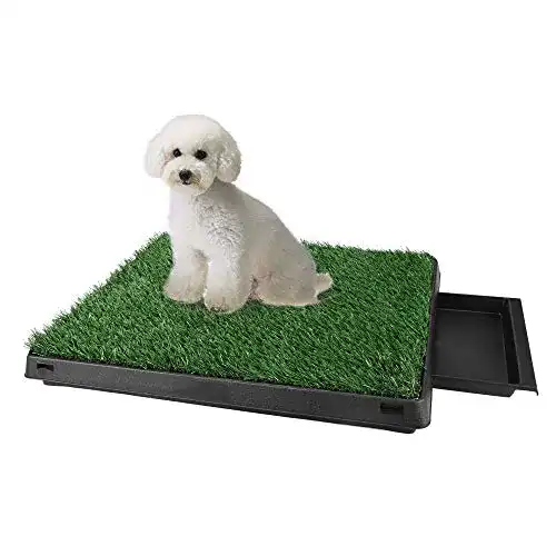 Hundetoilette Jueyan für Hunde und Welpen – Rasen und Trainingsunterlage