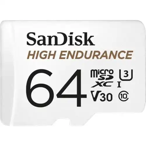 SanDisk 64GB High Endurance microSDXC Karte für Videoaufnahmen