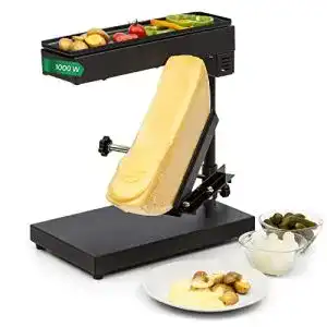 Raclette-Ofen von Klarstein mit Edelstahl und Dreh- & Verstellbarem Schmelzer