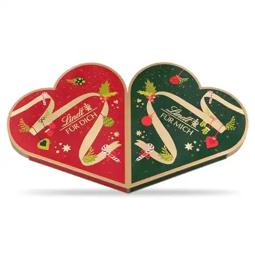 Adventskalender mit Lindt Schokolade für Paare