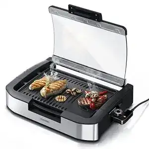 Elektro-Tischgrill mit Deckel