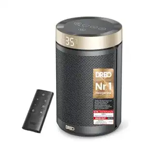Energiesparender Heizlüfter Dreo mit 34 dB und 1500W PTC-Technologie
