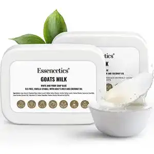 Rohseife Essencetics 1 kg Bio Ziegenmilch Seifenbasis zur Seifenherstellung