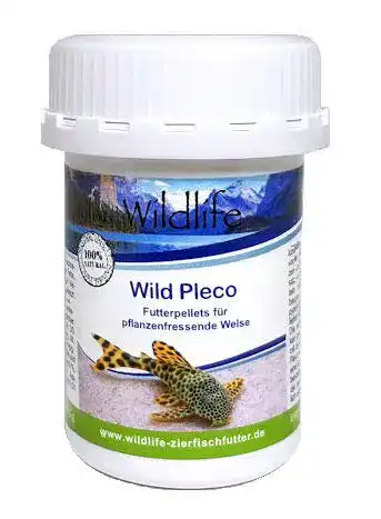 Welsfutter Wildlife Wild Pleco für Pflanzenfressende Welse, 47 g
