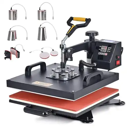 Transferpresse Creworks 38 cm x 38 cm mit 1400 Watt Leistung