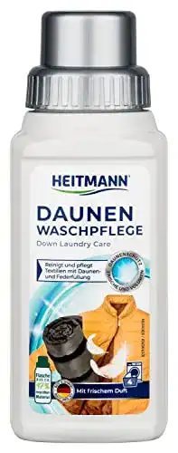 Heitmann Daunenwaschmittel 250 ml zur Pflege von Daunenartikeln