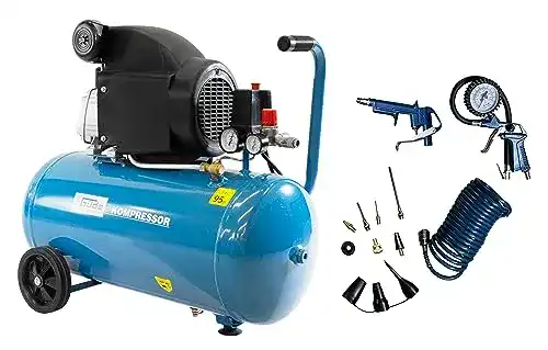 Güde Kompressor Set 301/10/50 12-teilig mit Zubehör