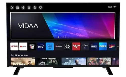 Toshiba Fernseher 43 Zoll Smart TV mit VIDAA TV und 4K UHD