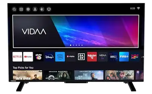 Toshiba Fernseher 43 Zoll Smart TV mit VIDAA TV und 4K UHD