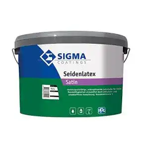 Latexfarbe Seidenglanz Sigma Seidenlatex Weiss 5L