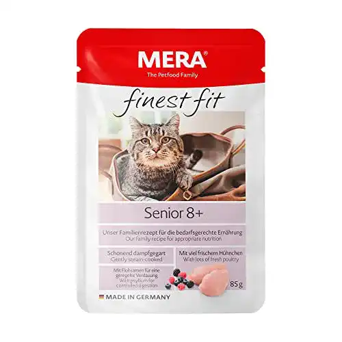 Mera Katzenfutter Finest Fit Senior 8+, Nassfutter für ältere Katzen