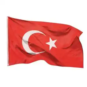 Türkei Flagge 90×150 cm aus wetterbeständigem Polyester mit Messingösen