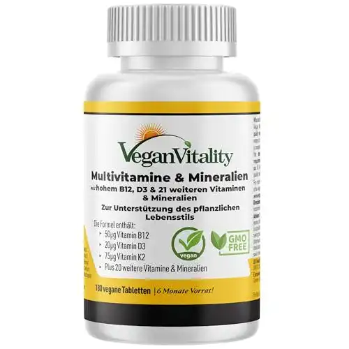 Nahrungsergänzungsmittel für Veganer – Vegan Vitality Multivitamine