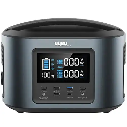 Tragbare Powerstation mit Solarpanel OUBO 470Wh für Camping und Notfälle