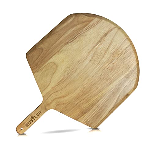 Flammkuchenbrett Rustler Premium Pizzaschieber aus Holz mit Griff