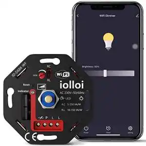 WLAN Dimmer Iolloi Universal WiFi Dimmer Schalter für Smart Home