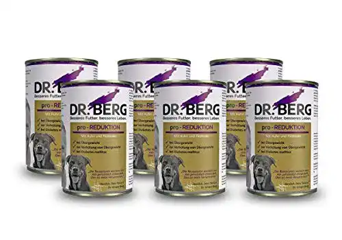 Diätfutter Hund Dr. Berg pro-Reduktion Nassfutter für Hunde