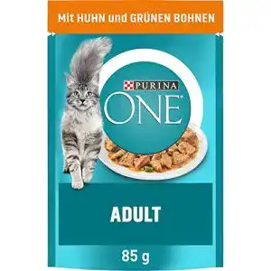 Purina One Adult Katzenfutter nass mit Huhn, 26 x 85g