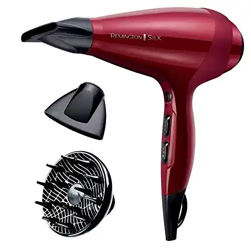 Remington Haartrockner Profi Ionen Silk mit 2400 Watt und 3 Aufsätzen