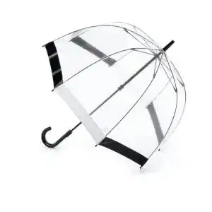 Stockschirm Fulton Black & White Trim Transparent L041