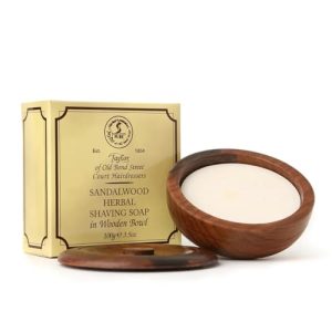Rasierseife Taylor of Old Bond Street Sandelholz in Holzschale 100g