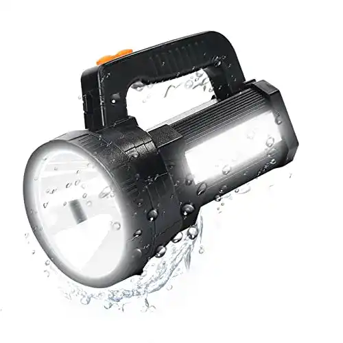 Eray LED Taschenlampe 11000 Lumen mit Akku und 6 Lichtmodi