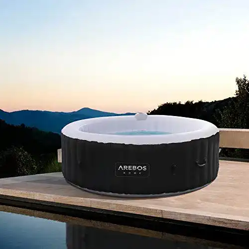 Aufblasbarer Whirlpool Arebos für den Innen- und Außenbereich