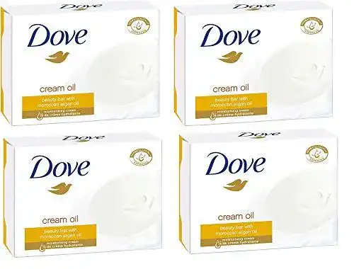 Dove Go Cream Ölseife, 8 Riegel, 2 x 100 g, 4 Packungen