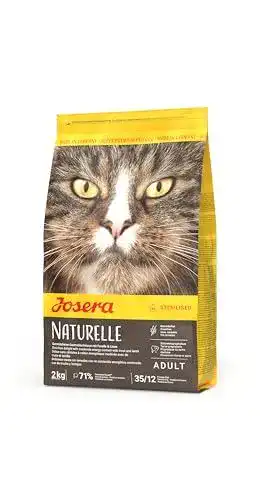 Josera Trockenfutter Katze Naturelle 2 kg – Getreidefreies Futter für Katzen