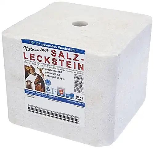 Salzleckstein Ralinger Salz 10 kg für Tiere