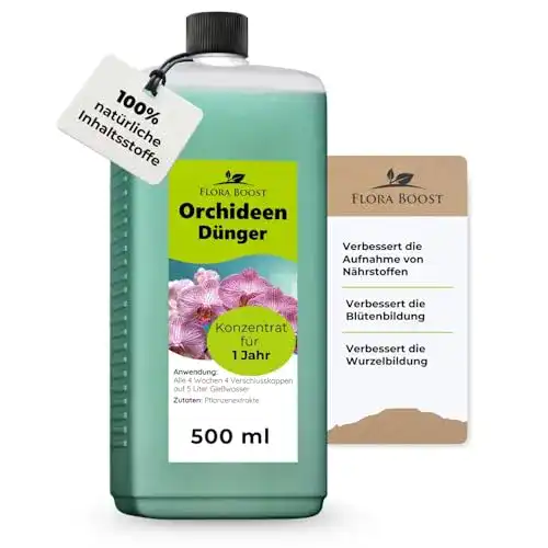Orchideendünger Konfitee Flora Boost 500ml für gesunde Orchideen