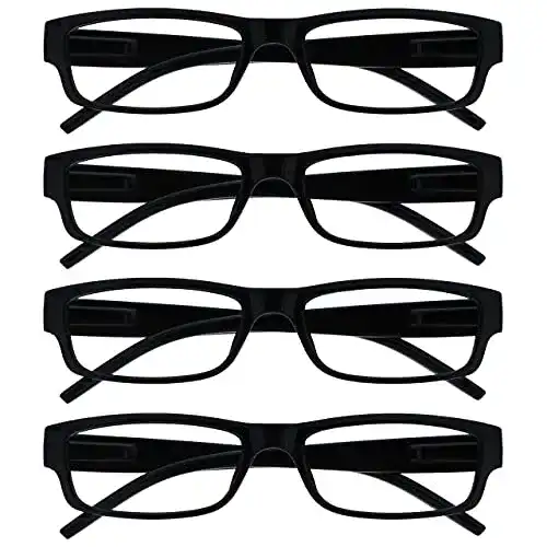 Lesebrille Opulize The Reading Glasses Company in Schwarz