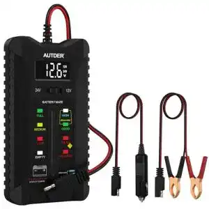 Autobatterietester AUTDER Digitaler Batterietester für 12V/24V Fahrzeuge