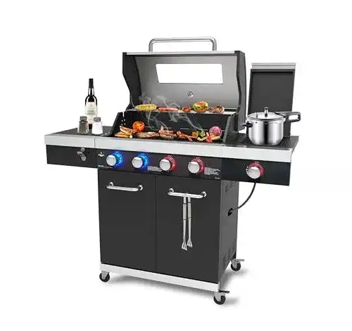 Gasgrill mit Infrarotbrenner El Fuego Kingston