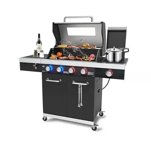 Gasgrill mit Infrarotbrenner El Fuego Kingston