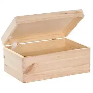 Holzkiste Laublust mit Deckel 30x20x14cm aus FSC-zertifiziertem Holz