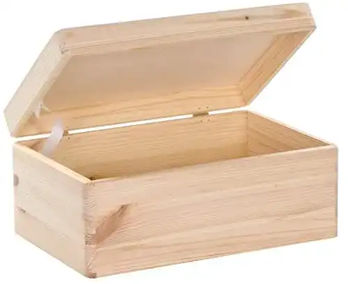 Holzkiste Laublust mit Deckel 30x20x14cm aus FSC-zertifiziertem Holz