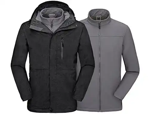 3-in-1 Jacke für Herren von Mapamyumco – Wasserdicht und vielseitig