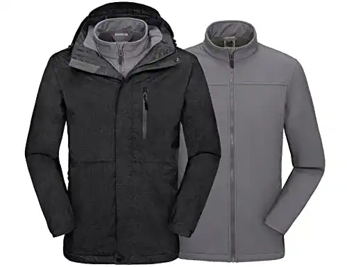 3-in-1 Jacke für Herren von Mapamyumco – Wasserdicht und vielseitig